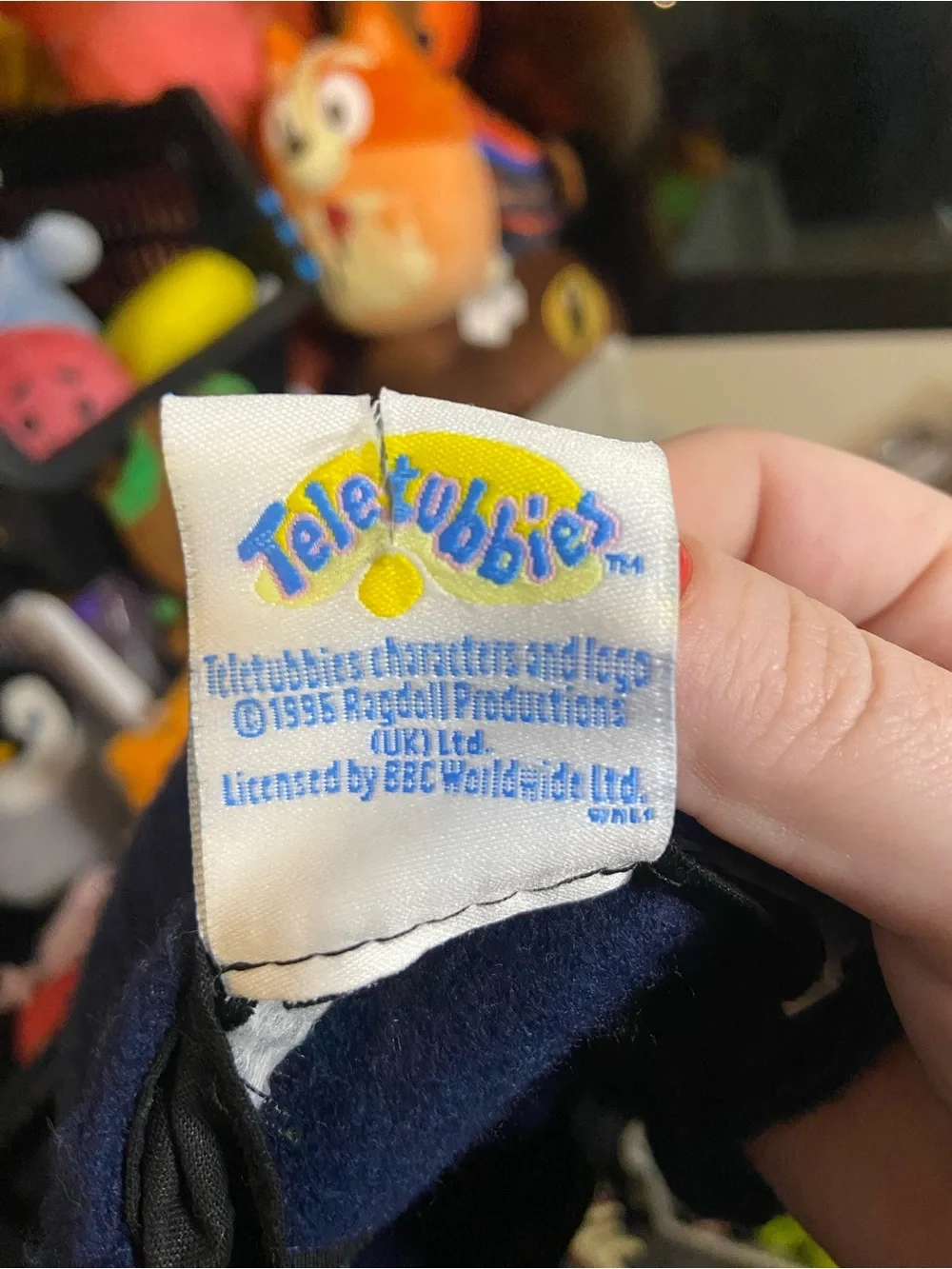 Teletubbies Navy Kids Cap with Embroidered Character Patch